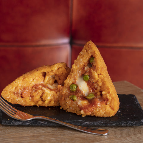 Arancino Ragout de bœuf et petits pois