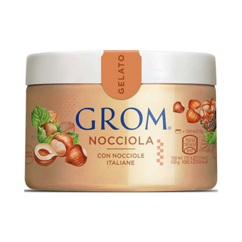 Glace GROM Noisette